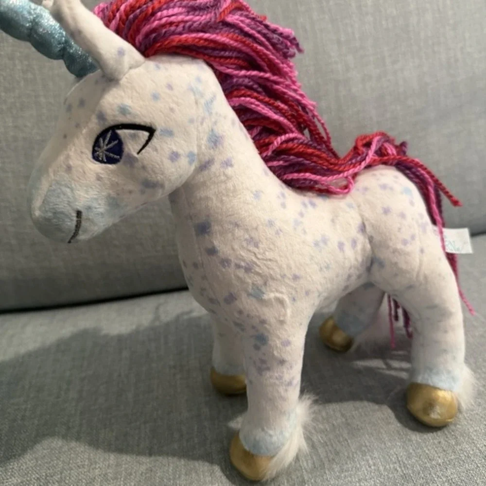 Uni the Unicorn Plush Stuffed Animal with Yarn‎ Hair 2019